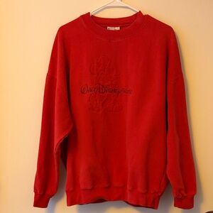 Walt Disney World Red Crewneck Sweatshirt - Unbranded